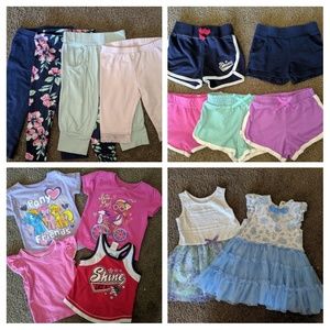 15pc Girls Clothes Lot/Bundle Tops Shorts Dresses